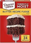 15.25-Oz Duncan Hines Perfectly Moist Butter Recipe Fudge Cake Mix $1.27