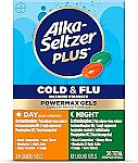 36 Count Alka-Seltzer Plus Power Max Cold & Flu Day+Night Medicine $6.81
