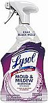 32-Oz Lysol Mold & Mildew Remover spray with Bleach $2.61