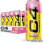 12-Pack 16-Oz Cellucor C4 Performance Energy Drink (Strawberry) $11