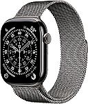 Apple Watch Series 11 [GPS + Cellular 46mm] Titanium Case with Milanese Loop Smartwatch $639