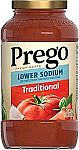 23.5-Oz Prego Pasta Sauce (Low Sodium Traditional) $1.41
