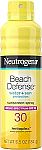 6.5-Oz Neutrogena Beach Defense SPF 30 Sunscreen Spray $3.69