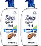2-Pack 32.1-Oz Head & Shoulders Dandruff Shampoo & Conditioner Set $16.11