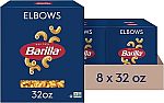 8-pack 32 Oz Barilla Elbows Pasta $13.53