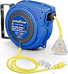 Goodyear Extension Cord Reels (12AWG x 40 FT (SJTOW Cable) w/LED Light-Up Tap) $89.99