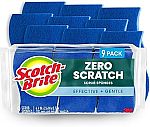 9-Pack Scotch-Brite Zero Scratch Non-Scratch Scrub Sponges $6.07