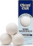 3-Ct Cleancult Wool Dryer Balls $3