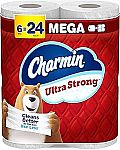 3 x 6-Count Charmin Mega Rolls Ultra Strong Toilet Paper $20