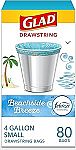 80-Ct Glad 4 Gallon Febreze Beachside Garbage Bags $9