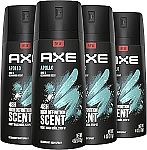 4-Pack 4-Oz AXE Apollo Body Spray Deodorant (Sage & Cedarwood) $9.90