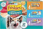 12-Ct 5.5-Oz Purina Friskies Gravy Wet Cat Food Variety Pack $5