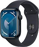 Geek Squad Certified Refurbished Apple Watch 9 45mm GPS (2023) $199.99 and more