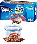 80 Count Ziploc Gallon Food Storage Freezer Bags $9.48