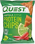 12-Pack 1.1-Oz Quest Nutrition Tortilla Style Protein Chips (Chili Lime) $17.01