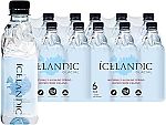 24-pack 11 oz Icelandic Glacial Natural Spring Alkaline Water $11.67