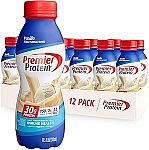 12-Pack 11.5-Oz Premier Protein Shake (Vanilla) $18.91