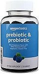 50-Count (2 per Serving) Amazon Basics Prebiotic & Probiotic Gummies, 2 Billion CFU, Blue Raspberry $6.81