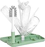 Ubbi On-the-Go Drying Rack Brush Set w/ Travel Case & Bottle Brush $4.50