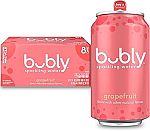 8-Ct 12-Oz bubly Sparkling Water (Grapefruit) $2.84