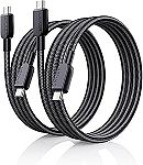 2-Pack Anker 3' USB-C to USB-C 240W Charging Cable $8.99