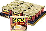 12-Pack 12-Oz SPAM with Real HORMEL Bacon $25.54