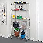 Honey-Can-Do 5-Tier Heavy Duty Adjustable Shelves $43 and more