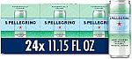 24-Pack 11.15 fl oz S.Pellegrino Sparkling Natural Mineral Water $11.54