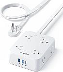 Anker 2000J Surge Protector Flat Plug Power Strip w/ 8 Outlets & USB-C $20