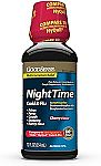 12 Fl Oz GoodSense Nighttime Cold & Flu Liquid Medicine $1.91 and more