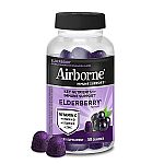 50-Count Airborne Elderberry + Zinc & Vitamin C & D Gummies $5.97