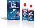 2-Ct 12 Oz Clear Care Plus Cleaning Solution with Lens Case $6.87