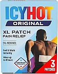 3-Count Icy Hot Original XL Pain Relief Patch $3.22