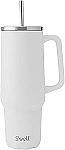 S'well Recycled Stainless Steel Tumbler XL with Straw and Handle, 40oz $14.99 (or 3for $36)