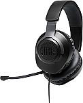 JBL Quantum 100 - Wired Over-Ear Gaming Headphones $20