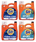 4 x 132 fl oz Tide Ultra Liquid Laundry Detergent $38 or less