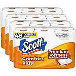 48-Pack 231-Sheets Scott ComfortPlus 1-Ply Toilet Paper $14.68