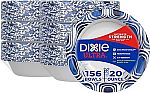 156-Pack 20-Oz Dixie Ultra Large Paper Bowls $16.13