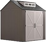 Rubbermaid Large Resin Outdoor Storage Shed With Floor (7 x 7 Ft.) $825