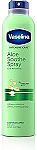 6.5 Oz Vaseline Intensive Care Aloe Soothe Spray $4.71