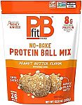 10.58 Oz PBfit No Bake Peanut Butter Protein Ball Mix $4.33