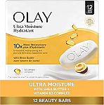 12-pack 3.17 oz Olay Beauty Bar, Ultra Moisture $6.63