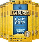 120 Count Twinings Lady Grey Black Tea Individually Wrapped Bags $9.61
