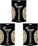 3-pack 14 Ounce Wonderful Pistachios In Shell, Salt & Pepper Flavored Nuts $15.94
