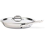 All-Clad 12" Fry Pan W/Lid / D3 Stainless - Second Quality $85 and more