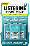 3-Pack 24-Strip Listerine Pocketpaks Breath Strips $3