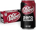 12-Pack 12oz Dr Pepper Zero Sugar Soda $4.75