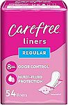 54 Count Carefree Panty Liners $2.42