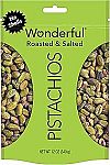 12 Ounce Wonderful Pistachios No Shells, Roasted & Salted Nuts $8.27