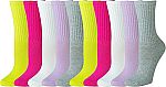 10-Pairs Amazon Essentials Women's Cotton Crew Socks $4